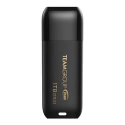 TEAMGROUP C175 1TB USB 3.2 Gen 1 (USB 3.1/3.0) Read 100MB/s Flash Thumb Drive, External Data Storage Memory Stick Compatible with Computer/Laptop Matte Black TC17531TBB01
