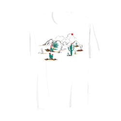 Vintage Flora Tees Vintage Desert Sunset Cactus Retro Vibe Landscape T-Shirt