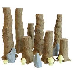 Extruded Gaming Rosewood Trees Set 3