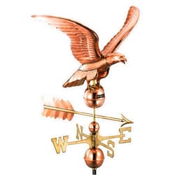 Good Directions Smithsonian Eagle Weathervane, Pure Copper, Large