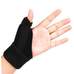 Giantree Thumb Splint, Adjustable Thumb Brace Wrist Support Breathable Thumb Splint for Trigger Finger Pain Relie Tendonitis Sprained(Left thumb splint)