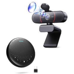 EMEET C960 4K and EMEET Conference Speakerphone Luna