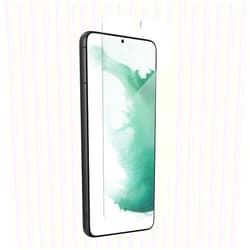 ZAGG InvisibleShield Fusion with D3O for Samsung Galaxy S22+ – Flexible Hybrid Screen Protection – Strengthened with D3O – Extreme Impact and Scratch Protection, GS22+, Clear