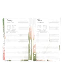 Franklin Covey FranklinCovey - Blooms One Page Per Day Ring-Bound Planner (Classic, Jan 2025 - Dec 2025)