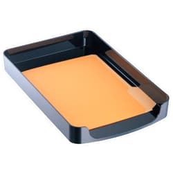 Officemate 2200 Series Executive Legal Tray, Front Load, Black (22242)