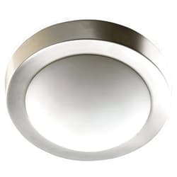Quorum lighting Contempo - 1 Light Flush Mount in Quorum Home Collection style - 9.25 inches wide by 3.75 inches high-Satin Nickel Finis
