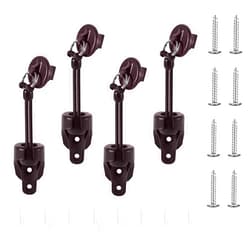 Famobay Replacement Bungee End Caps for Coolaroo Shades Black Cord Tip Repair Kit for Cordless Roller Blinds & Outdoor Shades