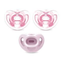 NUK Comfy Orthodontic Pacifiers, 0-6 Months, 3 count (Pack of 1)