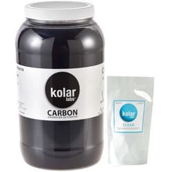 Kolar Labs Crystal Cal Activated Carbon and Clear – Organic Waste Removal Filter Packet, Large