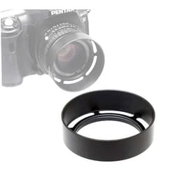 Fotasy Metal 46mm Vented Lens Hood, 46mm Metal Hood, 46mm Lens Hood for Fuji Leica Leitz Panasonic Olympus Panasonic Sony Lens, 46mm Screw-in Lens Hood, LV46