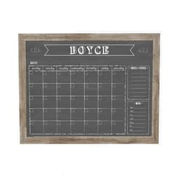 Circle and Square Decor Dry Erase Chalkboard Calendar, Reusable 18x24 or 24x36 Customized Dry Erase Wall Calendar, Chalkboard Calendar, Family Framed Calendar, 2023 calendar planner, Family Command Center