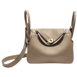 HWHXCZYH Elegant Cowhide Lychee Mini Bag - 26 CM/10 in Inner Handbag for Women | Leather Shoulder Handbag with Gold Buckle | Versatile & Chic