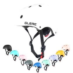 Glerc Warrior Adjustable Lightweight Kids Sports Helmet for 3-16 Year Old for Multi-Sport Cycling Skateboard Scooter Skating Skiing Climbing, M/S Size Multiple Colors
