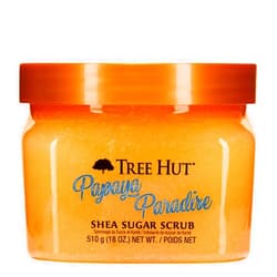 Tree Hut Papaya Paradise Shea Sugar Scrub | Exfoliating Body Scrub Removes Dead, Dry Skin for a Soft & Hydrated Feel | Nourishing Essential Body Care | 18 fl oz.