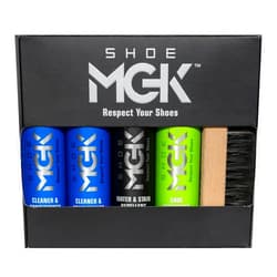 Shoe MGK Complete Kit: Shoe Cleaner, Shoe Care, Water & Stain Protection - Revitalize, Shield, and Freshen Sneakers, Leather, and Dress Shoes with Deodorizer
