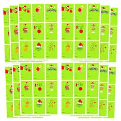 RMMDO Grin-ch Stickers Grin-ch Games Grin-ch to from Stickers Grin-ch Labels for Gifts Tags Stickers Christmas for Laptop Skateboard Water Bottles Phone Guitar Grin-ch Decorations