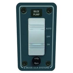 Blue Sea Systems 8263 Contura Water Resistant 12V DC Panel - Bilge Pump Control
