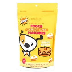 BUDDY BUDDER Carrot Cake Pooch Pancakes top w, Stack em' for Dog Birthdays w/Candle, 100% all natural, Healthy dog treats, No sugar or preservatives - Made in USA (14oz)