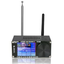 GOOZEEZOO Si4732 ATS-25 Max-Decoder ii Portable Shortwave Radio, GOOZEEZOO V4.2 Full Band Radio Receiver Supports HI-Z Antenna Input Impedance & LNA Function Mode Built in Band-Pass Filter Circuit