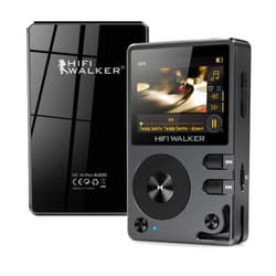 HIFI WALKER H2 HiFi MP3 Player with Bluetooth, Lossless DSD DAC Flac, High Resolution Music Player, Portable Audio Player with 64 GB Memory Card, Supports up to 256 GB