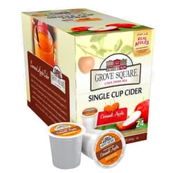 Grove Square Coffee Grove Square Cider Single Serve Cups, Caramel Apple, 24 Count (Pack of 1)
