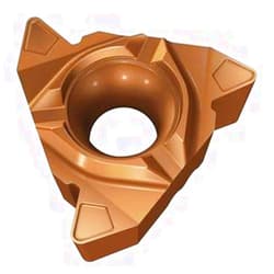 Sandvik Coromant 266RL-22TR01F600E 1020 PVD Coated Solid Carbide CoroThread 266 Threading Insert, Trapezoidal Thread, 6