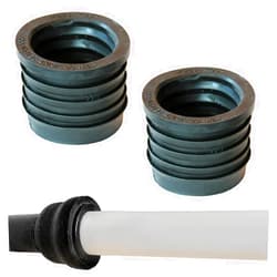 Fernco P22U-205 2-in. Service Weight Cast Iron Hub to 2-in. Sch. 40 PVC Compression Donut, 2-Pack