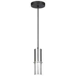 George Kovacs P9451-2-614 Larry One Light Mini Pendant, Satin Aluminum