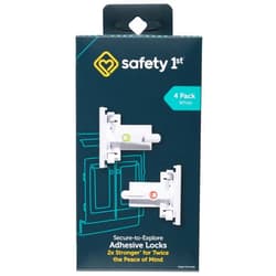 Safety 1st® Secure-to-Explore Adhesive Locks (4 Locks), White