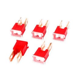 OORBXVMQW Car 50A 32V Pacific Type Male PAL Fuse Red 5Pcs