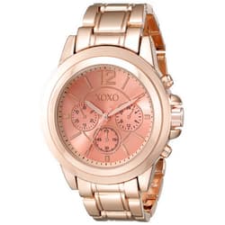 Accutime XOXO Women's XO5591 Rose Gold-Tone Bracelet Watch