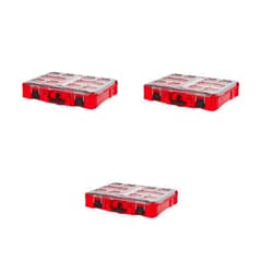 MLWKOUT Tool Box for Milwaukee 48-22-8430 10-Bin Impact Resistant Polymer Packout Organizer Length 19.76 in. Width 15 in. Height 4.61 in.