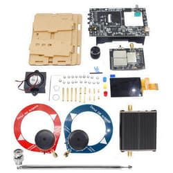 GOOZEEZOO DIY Radio Kit Portable Shortwave Radio Receiver FM AM MW SW Air SSB LSB USB Full Band Radio Receiver for Hams with AM/SW Donut Antenna & Hi-Z Amplifier for Adults Student STEM Education