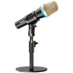 TONOR USB Dynamic Microphone for Podcast Gaming Mic with RGB for Recording, Live Streaming, YouTube, Singing, Studio, Tiktok Microfono with Quick Mute& Stand Compatible with PC/Cellphone TypeC