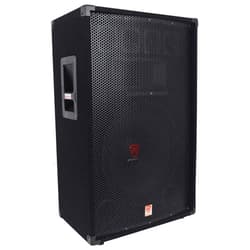 Rockville 15” 3-Way 1500 Watt 8-Ohm Passive DJ/Pro Audio PA Speaker, 15 inch (RSG15.4), Black