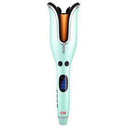 CHI Spin N Curl, Curling Iron For Healthy & Shiny Effortless Curls & Waves, Provides Preset Temperature Settings For Each Hair Texture, Mint Green