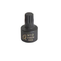 Sunex Tools Sunex 310XZN 3/8-Inch Drive M10 Stubby Triple Square Impact Socket
