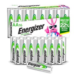 Energizer Rechargeable AA Batteries, Recharge Universal Double A Battery Pre-Charged, 16 Count