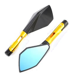 GHFHSG CNC Die Casting Process Aluminum Motorcycle Cover Side Mirror For Forty Eight Ktm Ktm 1190 Yamaha Steering Damper Ktm(Gold)