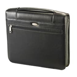 Samsonite® Zip-Around Vinyl 3-Ring Padfolio, 12 1/2