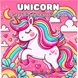 By Bella Martinez (Author) Unicorn: Cute Unicorns Coloring Book