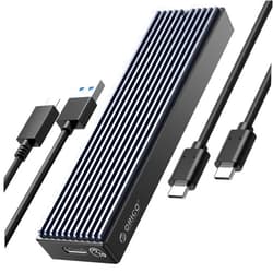 ORICO M.2 NVMe SSD Enclosure, USB 3.1 Gen 2 (10 Gbps) to NVMe PCI-E M.2 SSD Case Support UASP for NVMe SSD Size 2230/2242/2260/2280(up to 4TB) (M.2 NVMe)