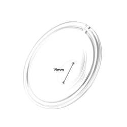 Begical Silicone 19mm Flange Size Compatible with Momcozy/Tsrete/Kmaier/Hezkugu Wearable Breast Pump,Momcozy Shield/Flange Flange Insert Replacement, Use for S9|S12|S9 Pro|S12 Pro Parts/Accessories