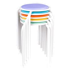 Norwood Fat Catalog Stacking Stools with Padded Seats for Kids and Adults, 17