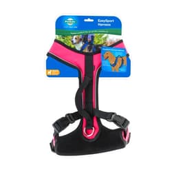 PetSafe EasySport Dog Harness Adjustable Padded Dog Harness with Control Handle and Reflective Piping Medium, Pink