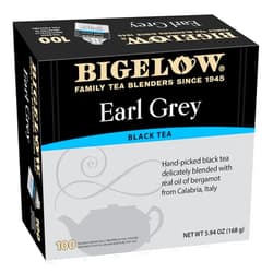 Bigelow Tea Earl Grey Black Tea, Caffeinated Tea, 100 Count Box (Pack of 1)