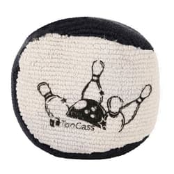 TonGass Microfiber Ultra Dry Bowling Grip Ball, Microfiber Bowling Grip Bags, Bowlings Powder Bag for Hands Use - Black & Grey