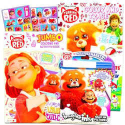 Classic Disney Disney Turning Red Coloring Book Set for Kids - Bundle with 3 Turning Red Coloring Books Including Mess-Free Coloring, Tracing Pages, and More (Disney Activity Books).