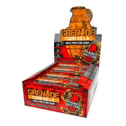 Grenade Carb Killa High Protein and Low Sugar Candy Bar, 12 x 60 g - Peanut Nutter