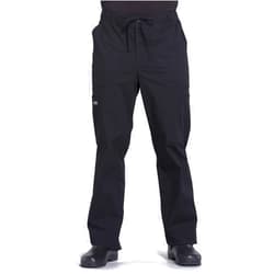 Cherokee Men's Scrub Pant Tapered Leg Fly Front Cargo Pant with Zip Fly Front and 5 Pockets WW190